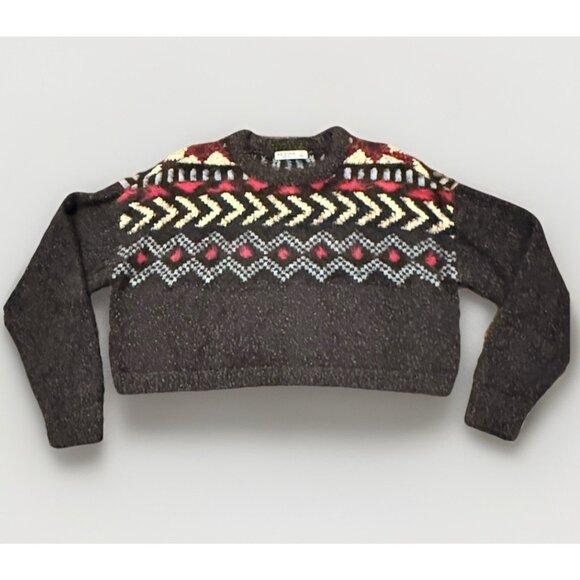Arizona Jean Company Sweaters - Fair Isle Nordic Sweater Arizona Jean Co‎ Cropped Aztec Soft Fizzy Small NEW!
